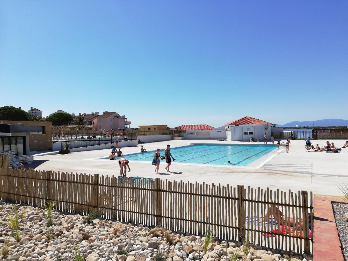 Appartement Tout Confort A Cap Coudalere Avec Vue Magnifique Sur Le Canigou Au Bord Du Lac - Check In Automatise - Parking Gratuit - Aire De Jeux D'Enfants - 르발카레스 외부 사진