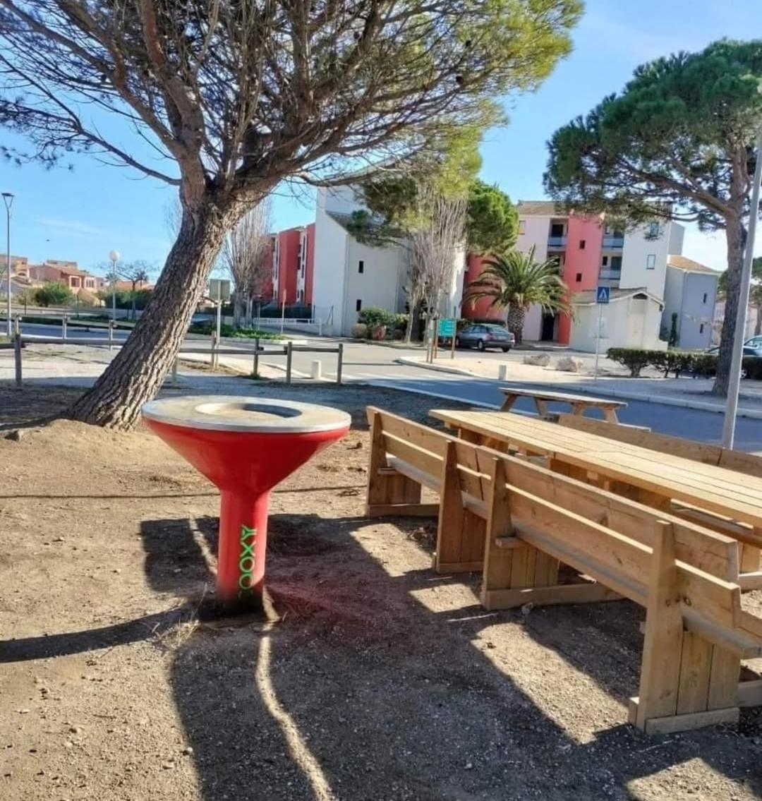 Appartement Tout Confort A Cap Coudalere Avec Vue Magnifique Sur Le Canigou Au Bord Du Lac - Check In Automatise - Parking Gratuit - Aire De Jeux D'Enfants - 르발카레스 외부 사진